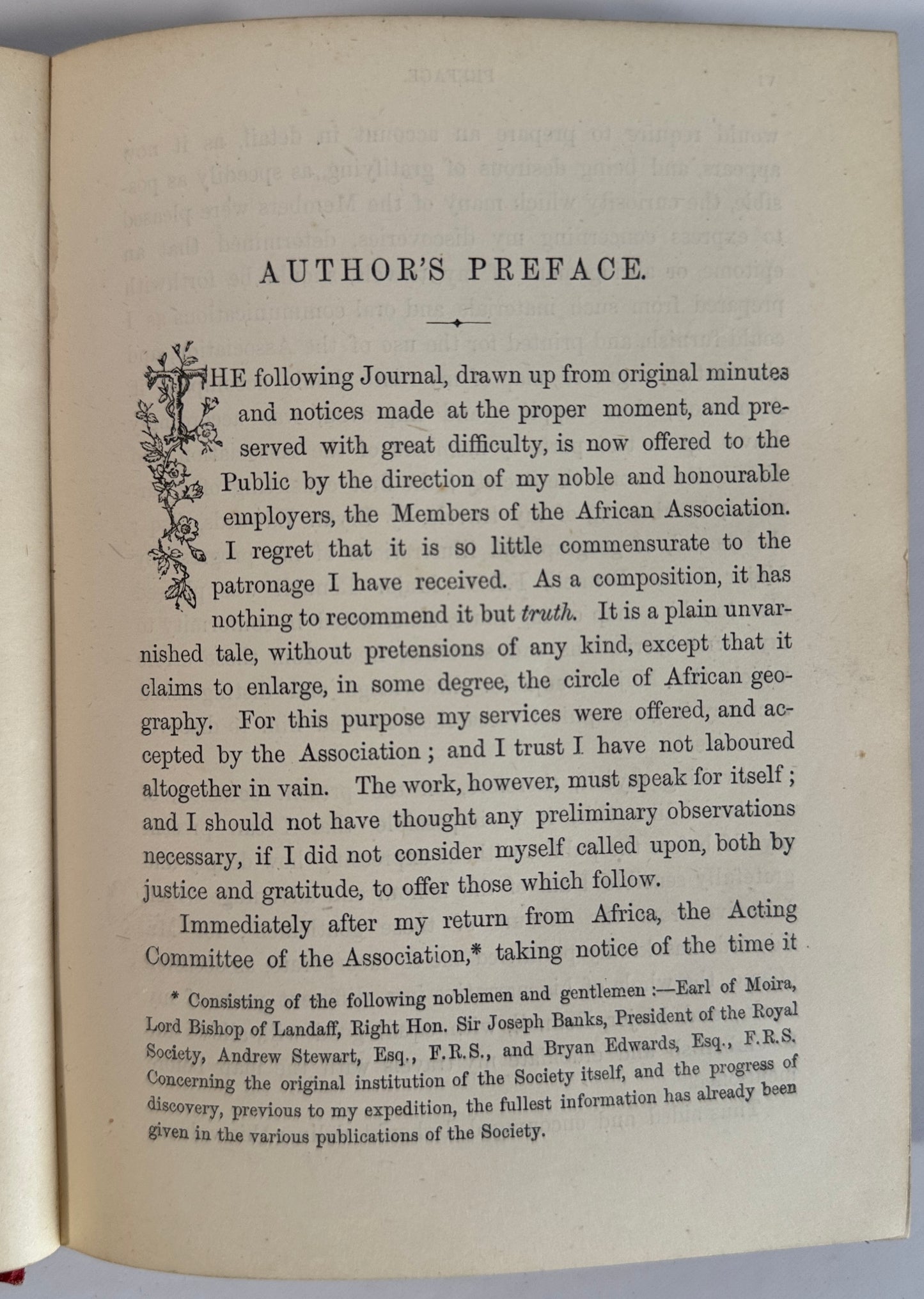 Mungo Parks Travels in Africa