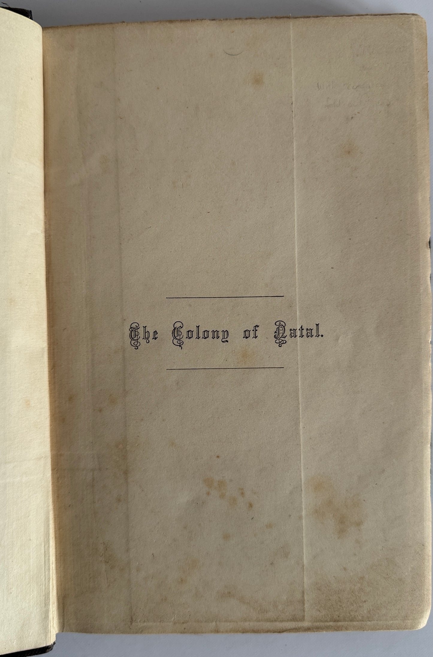 The Colony of Natal
