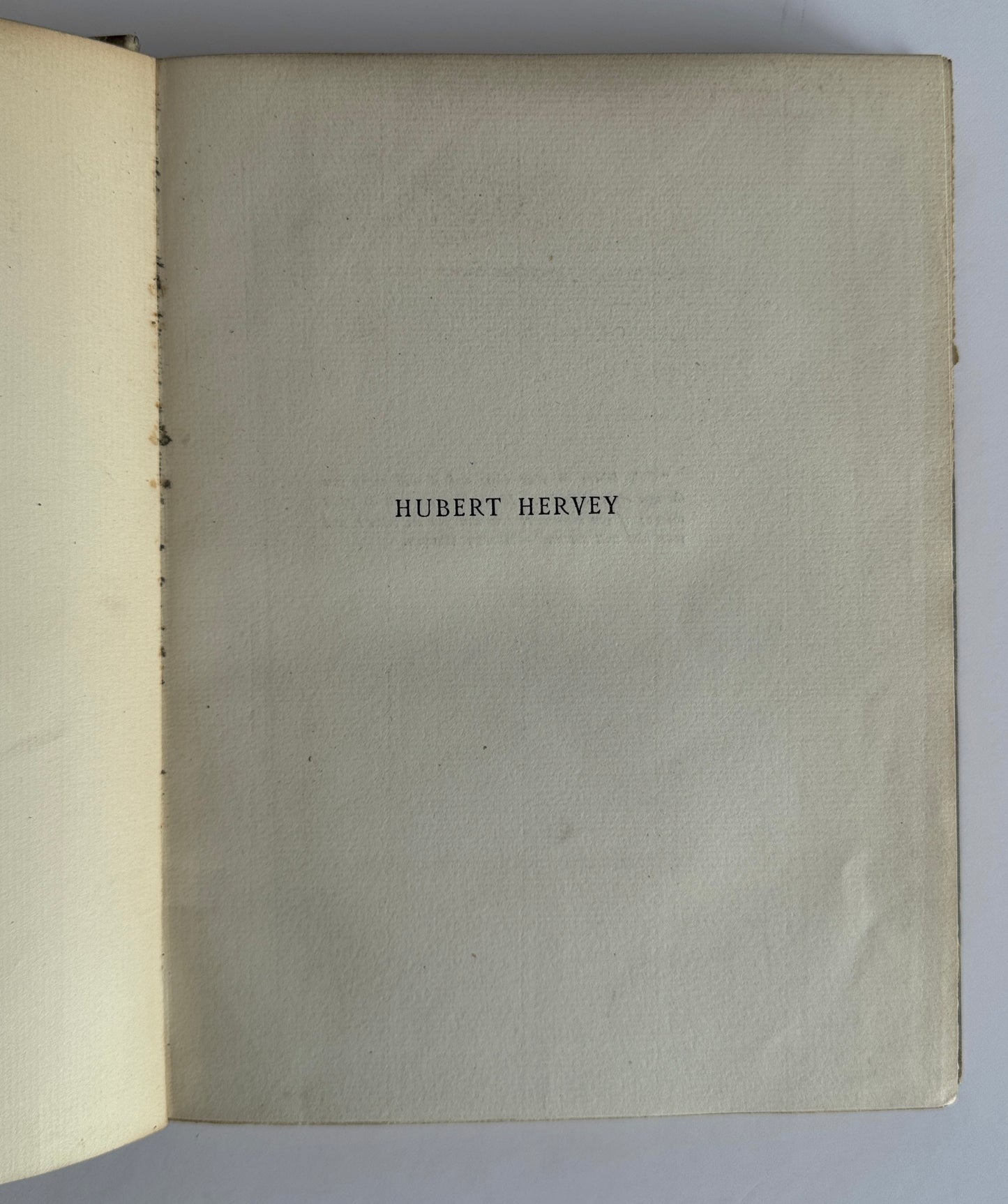 Memoir of Hubert Hervey