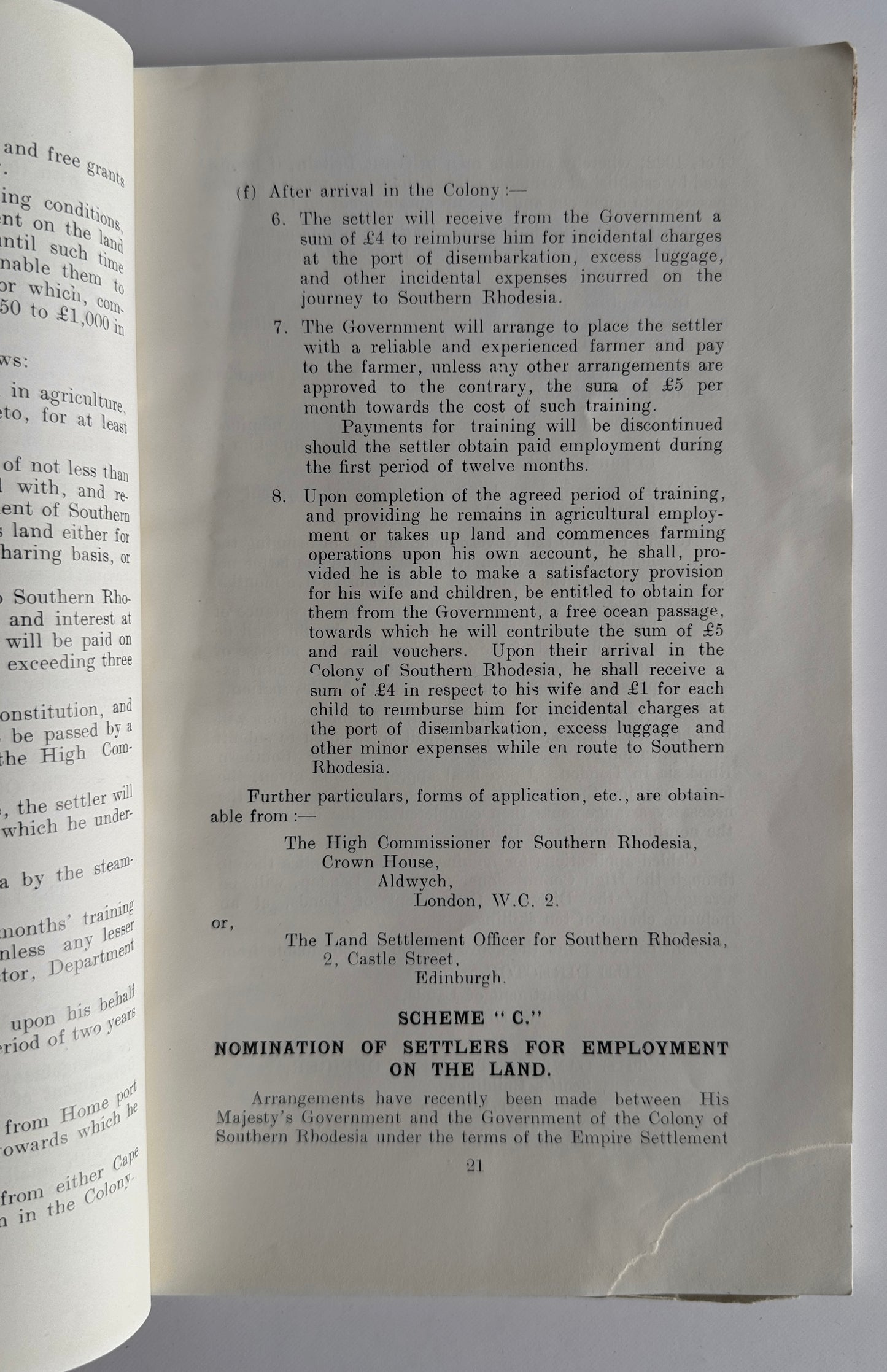 Southern Rhodesia: For Tourist and Settler