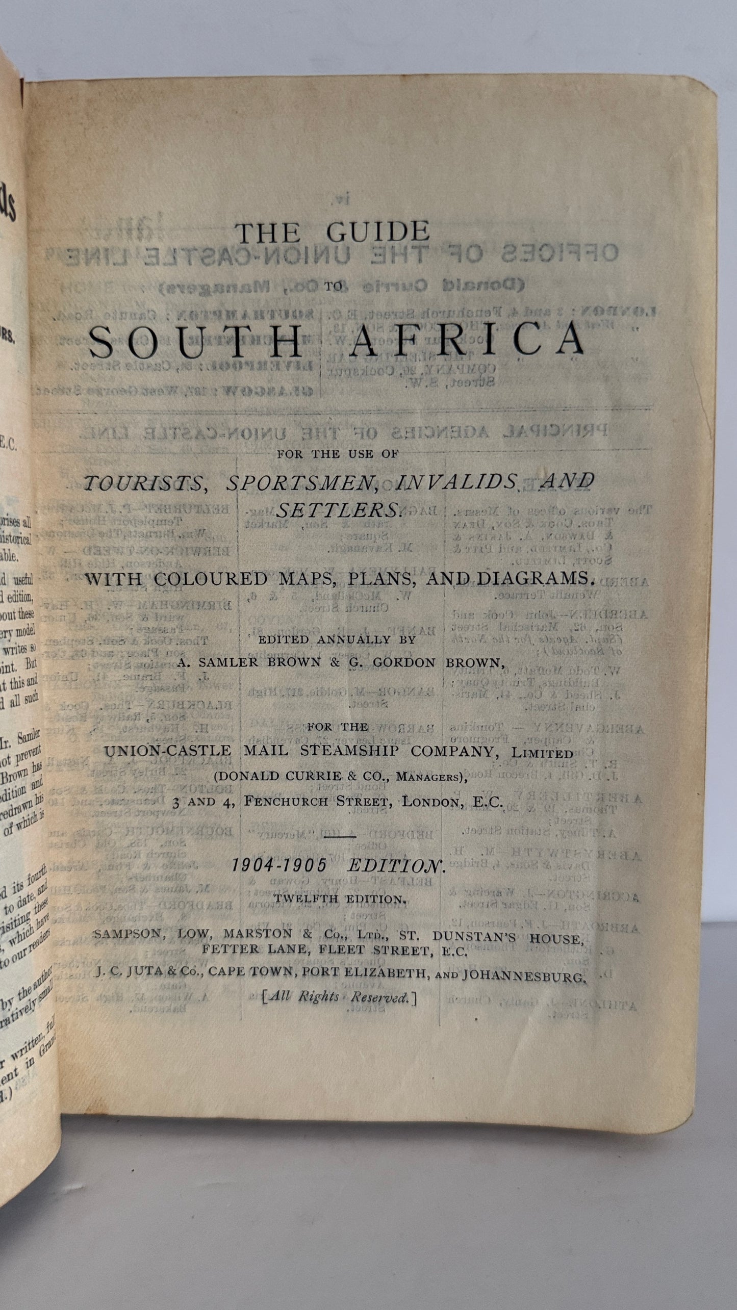 The Guide to South Africa (1904 - 1905)