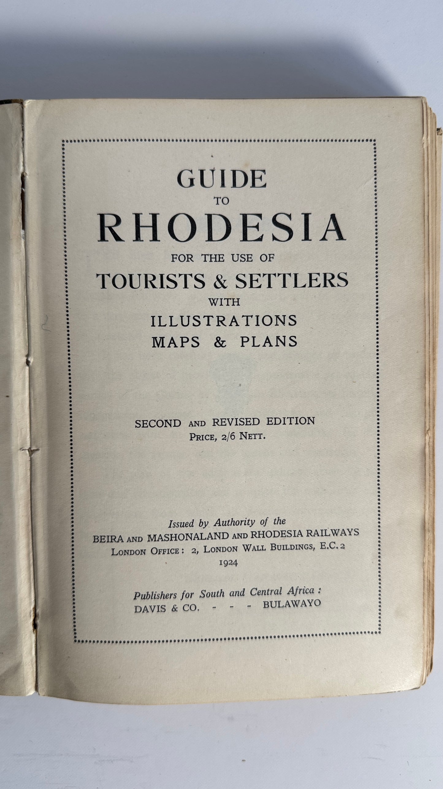 GUIDE TO RHODESIA (2nd Edition)