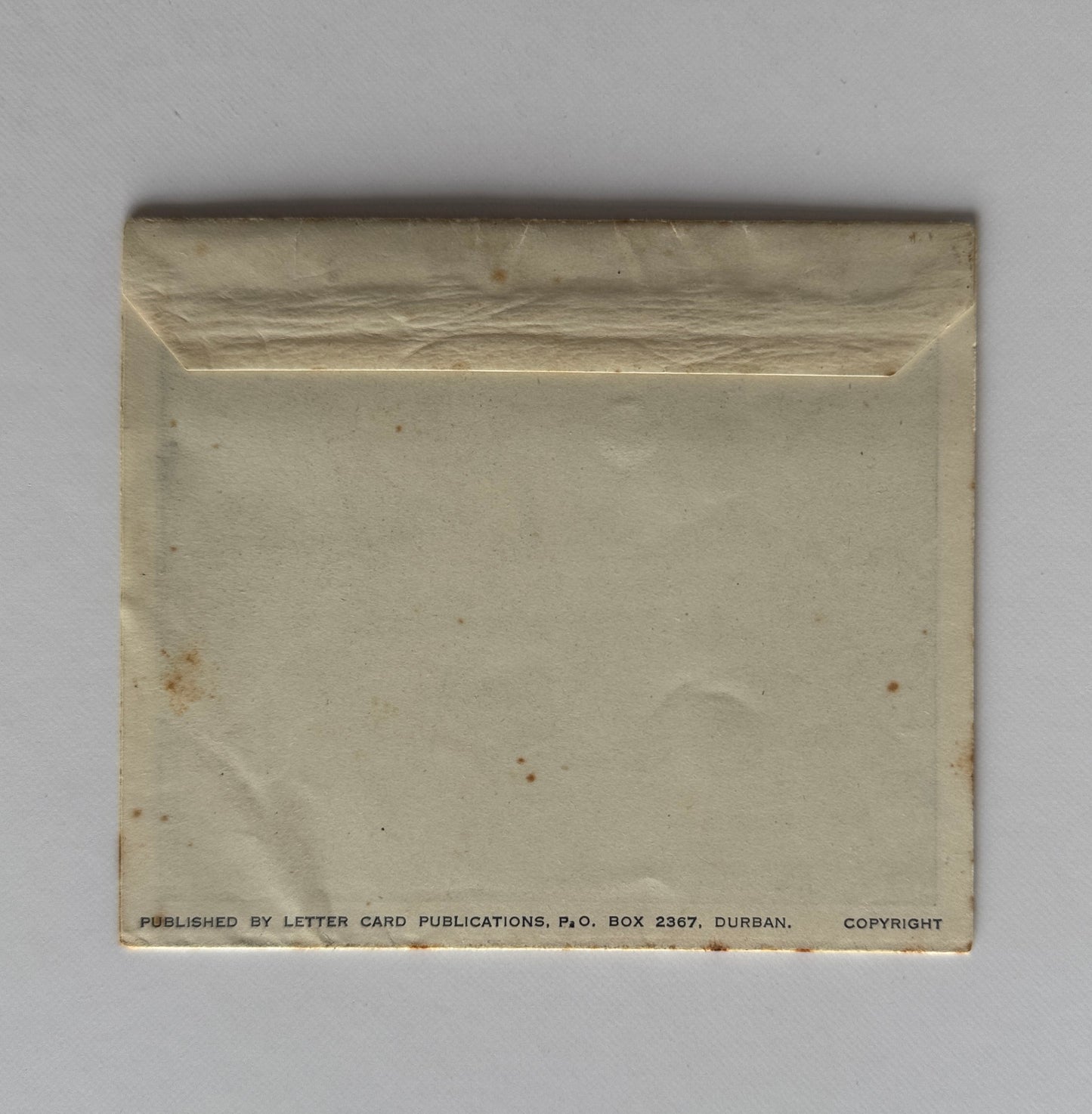 Souvenir Letter Folder Views of Durban (Yellow Cover)