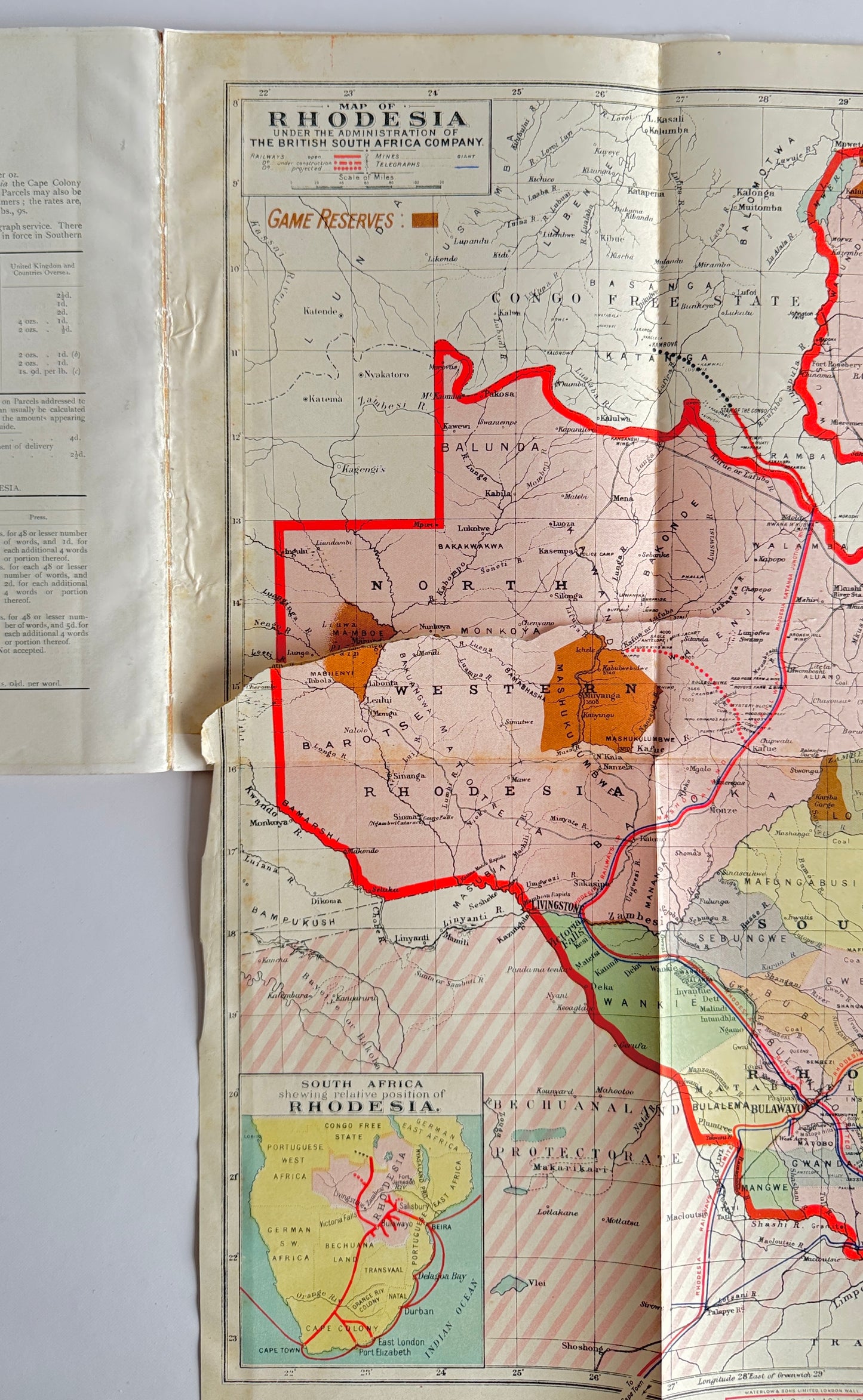 RHODESIA: Information for Tourists and Sportsmen