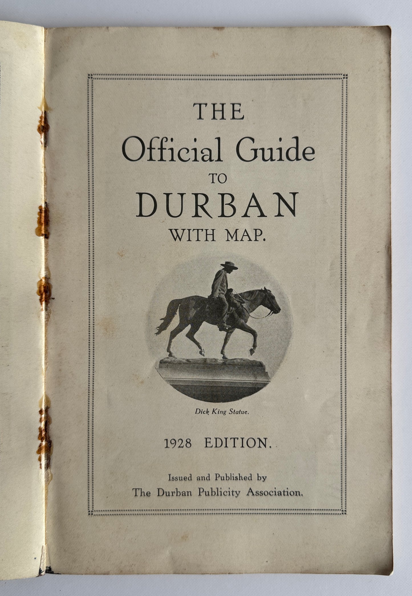 Durban Official Guide Book and Map