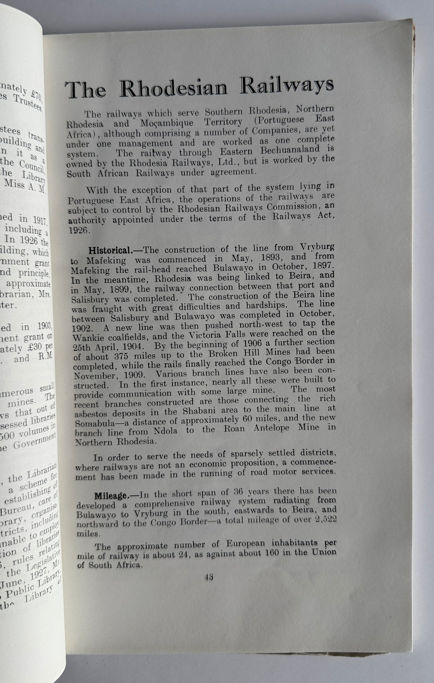 Southern Rhodesia: For Tourist and Settler