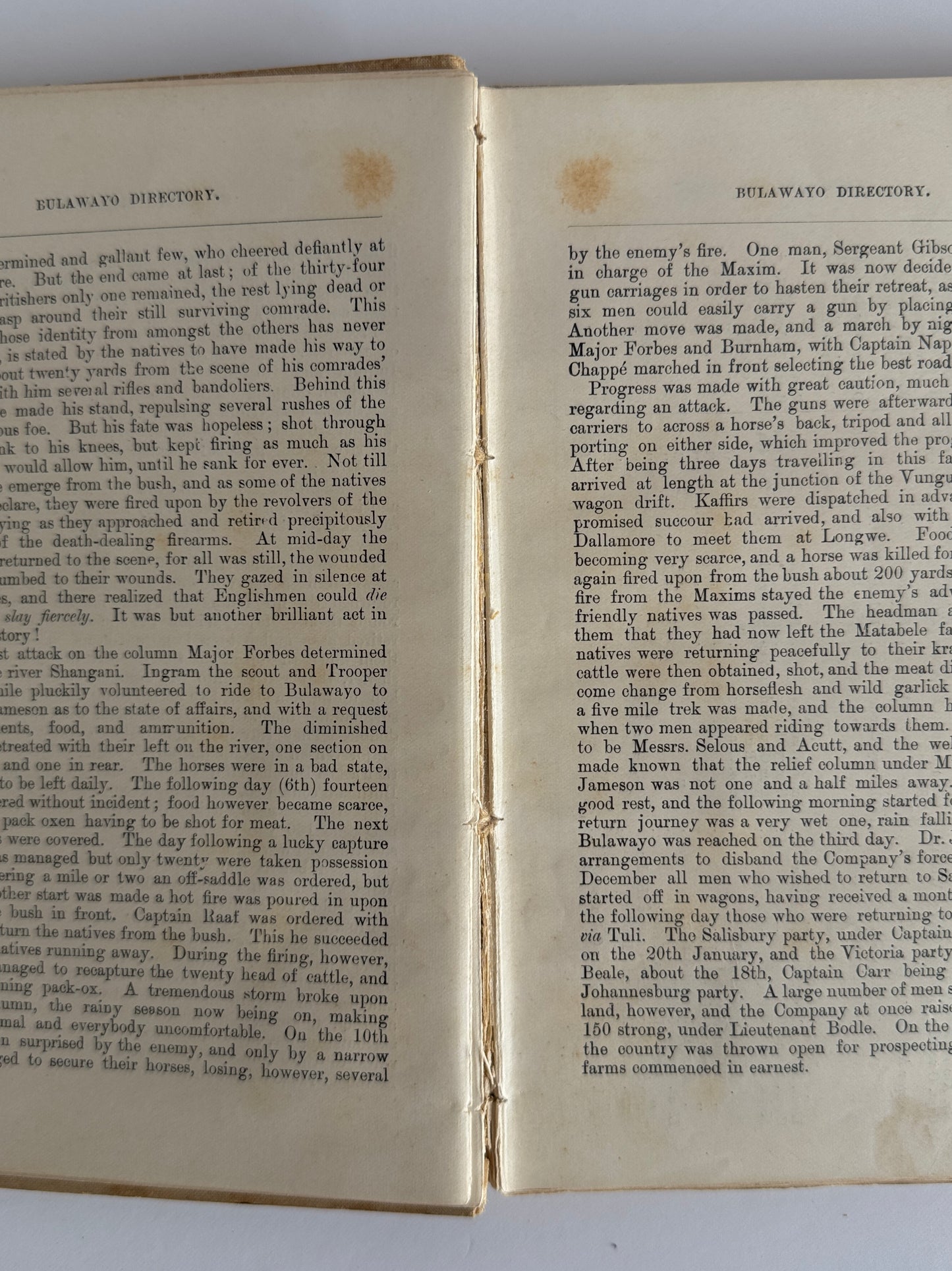 Directory of Bulawayo and Handbook of Matabeleland 1895 - 1896