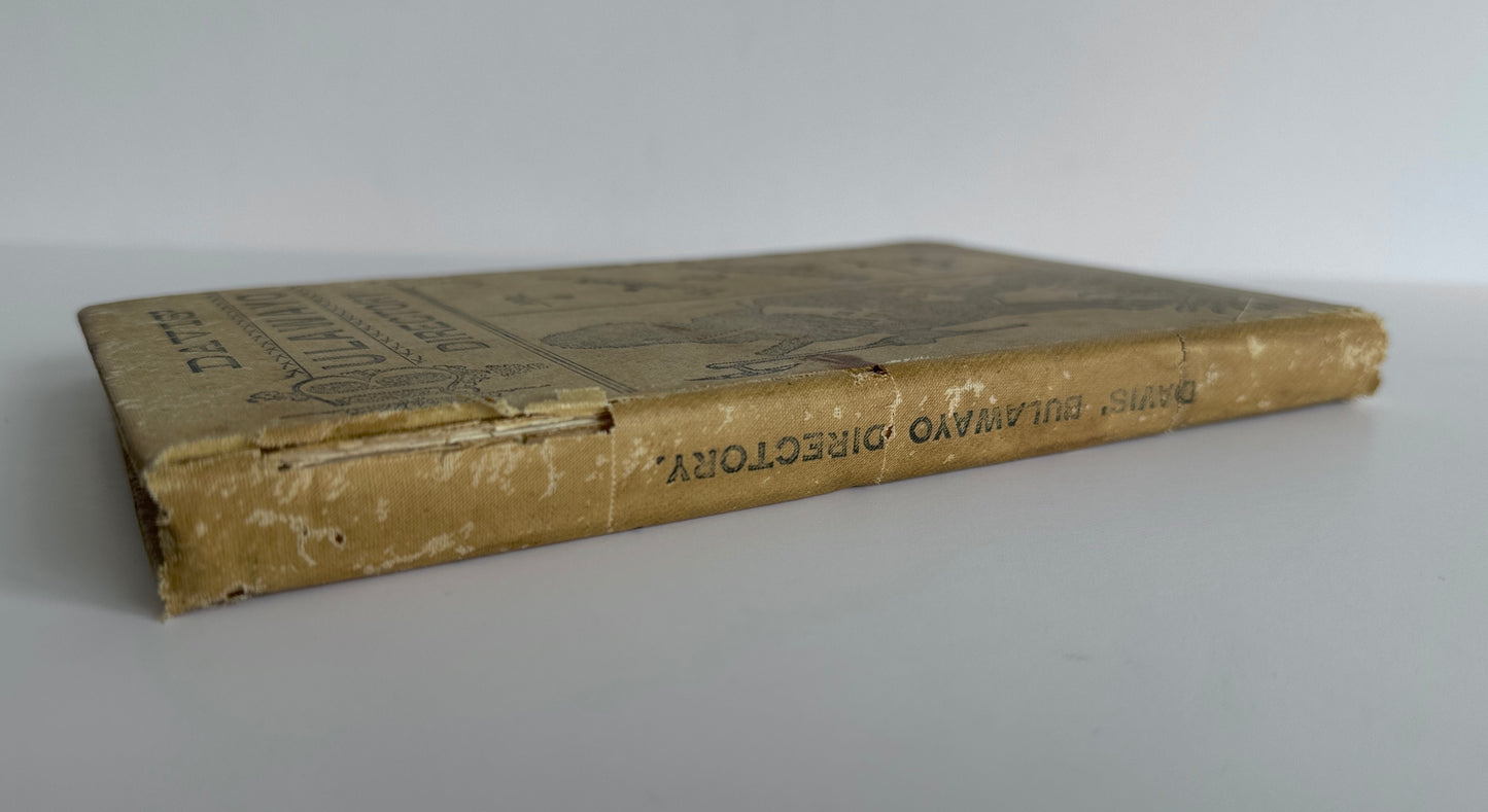 Directory of Bulawayo and Handbook of Matabeleland 1895 - 1896