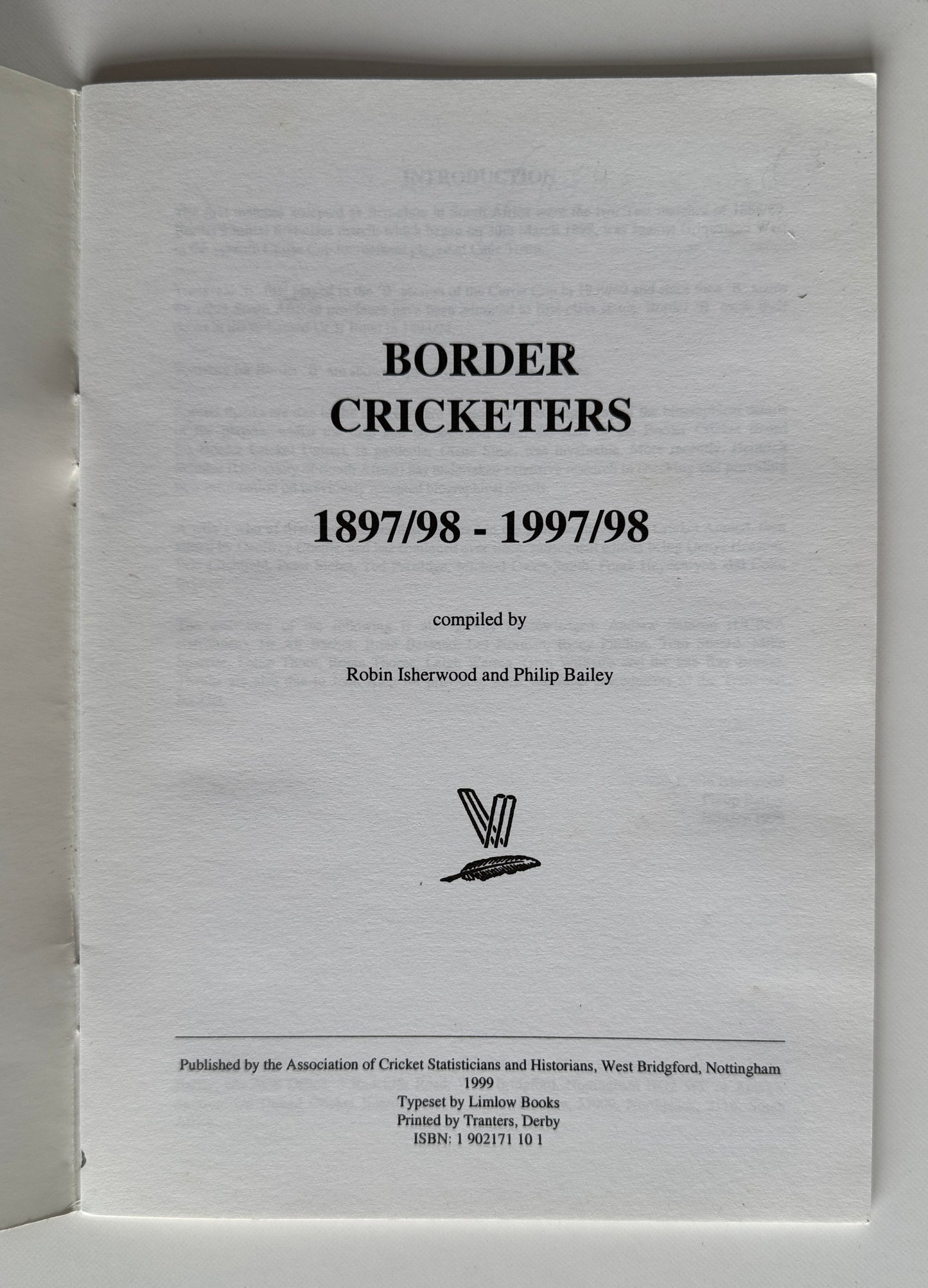 Border Cricketers 1897/98 - 1997/98
