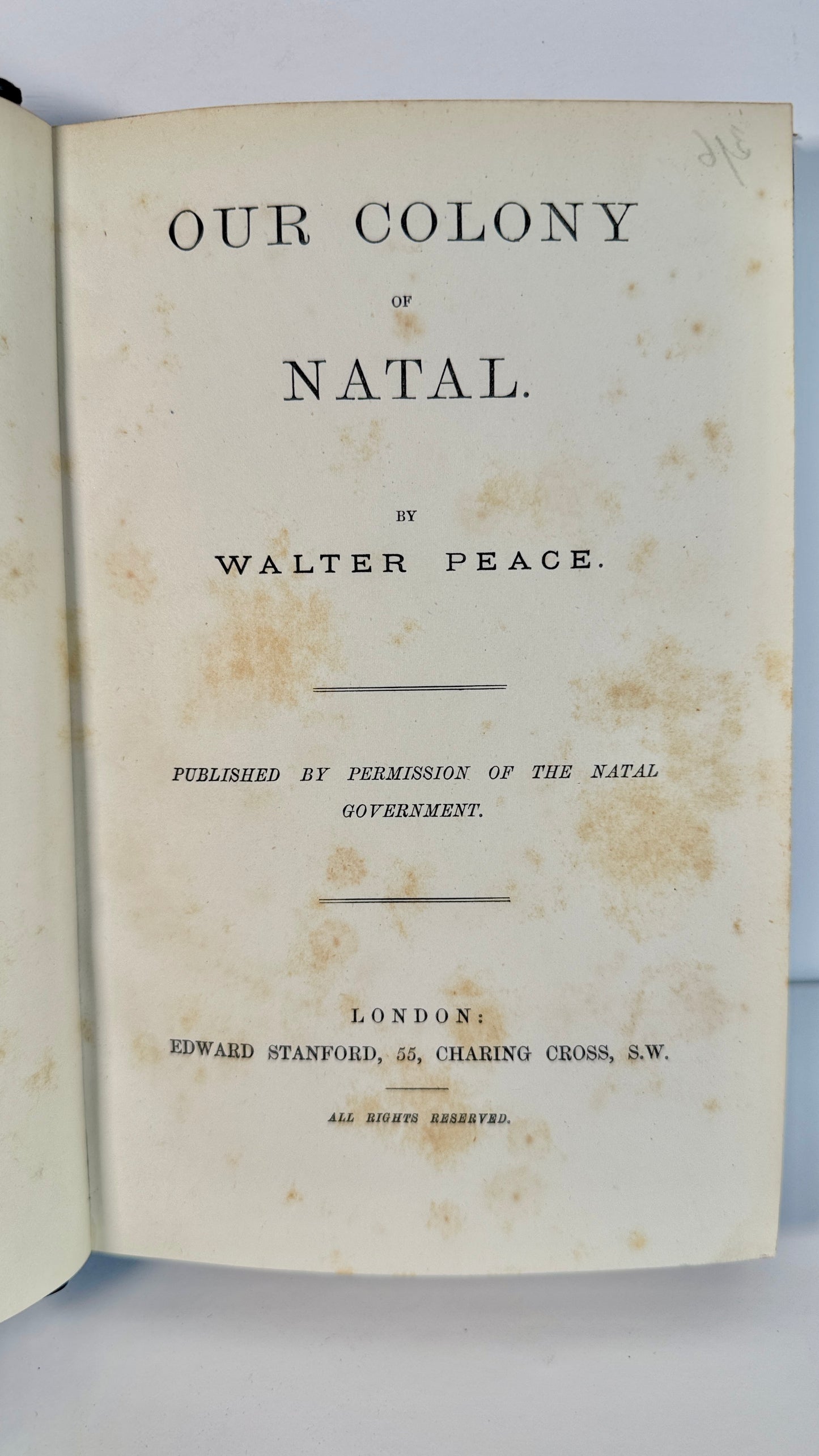 Our Colony of Natal