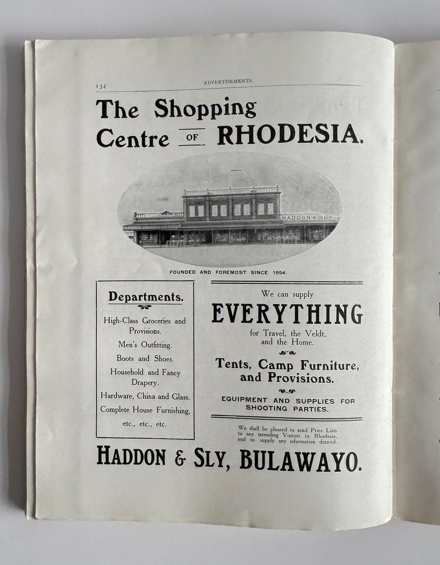RHODESIA: Information for Tourists and Sportsmen