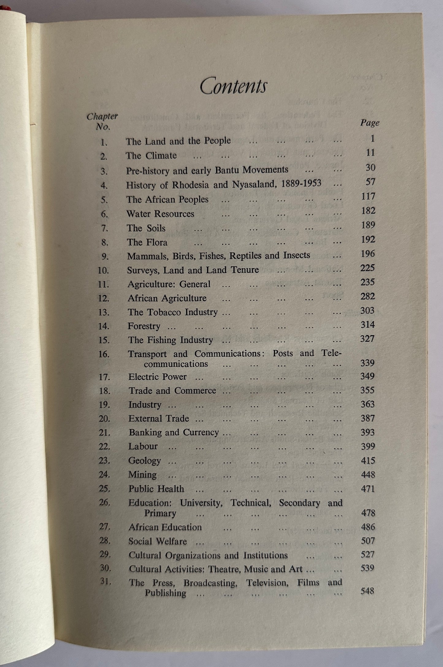 Rhodesia and Nyasaland: Handbook to the Federation of Rhodesia and Nyasaland