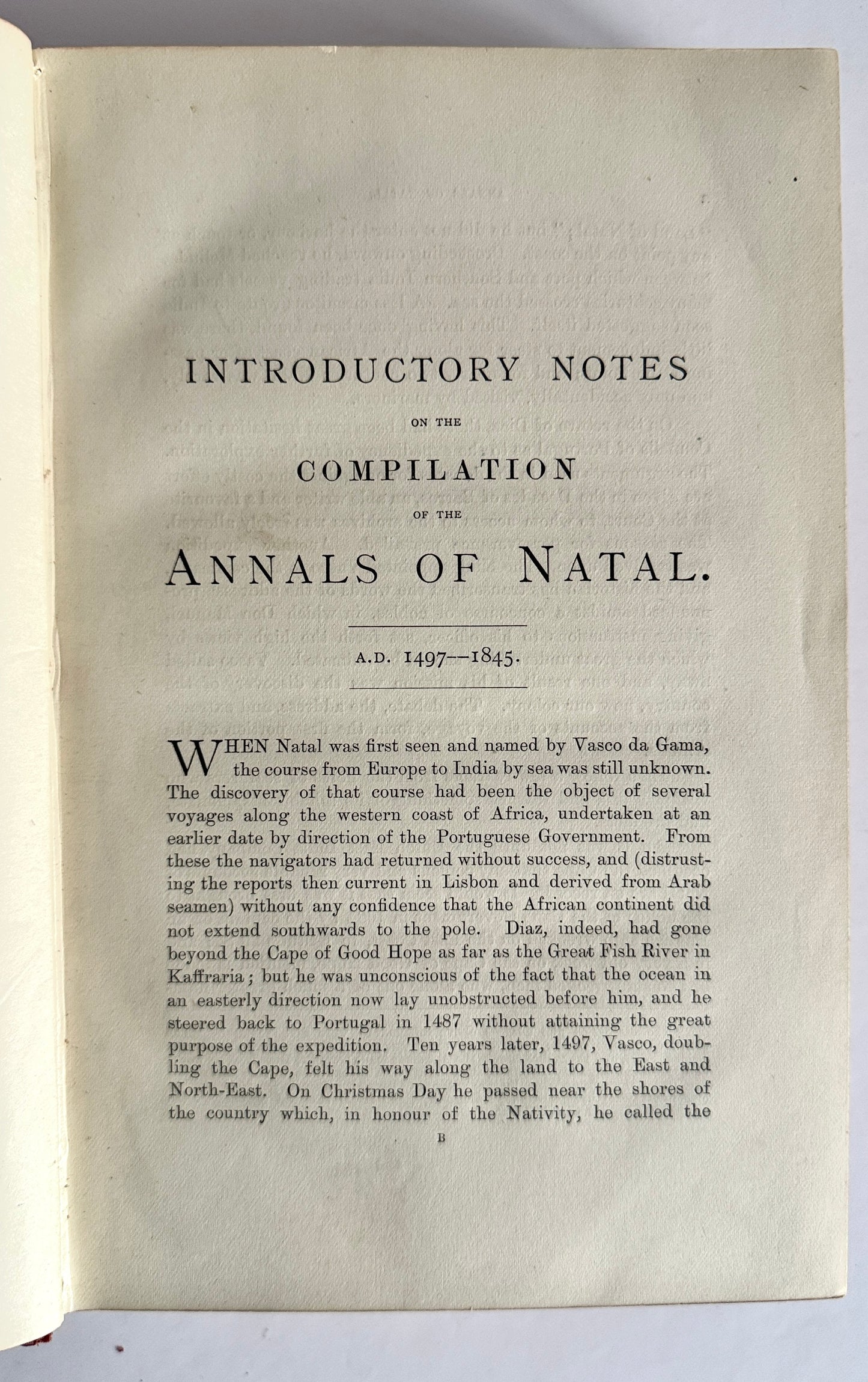 Annals of Natal - 1495 to 1845 (first edition, 2 vols)