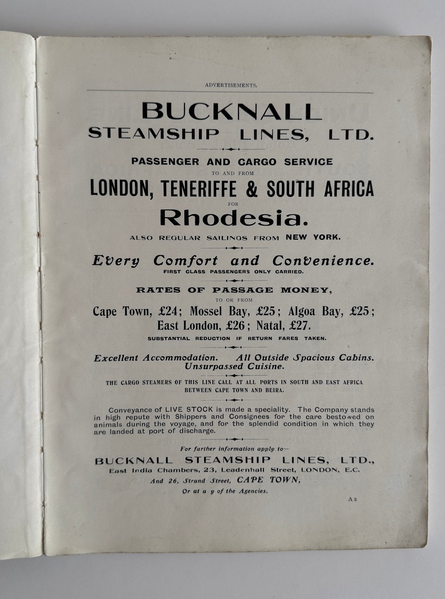 RHODESIA: Information for Tourists and Sportsmen