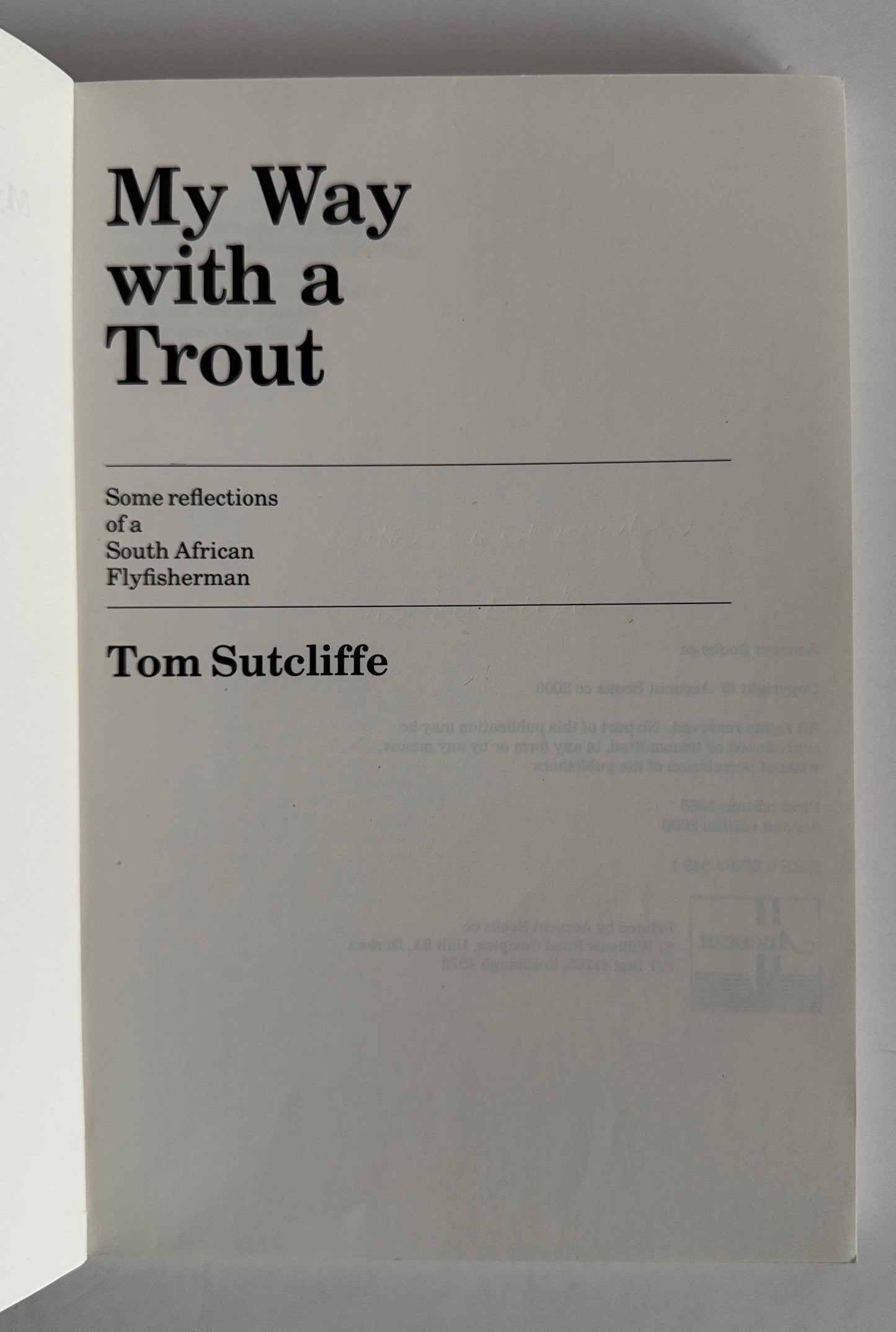 My Way with a Trout