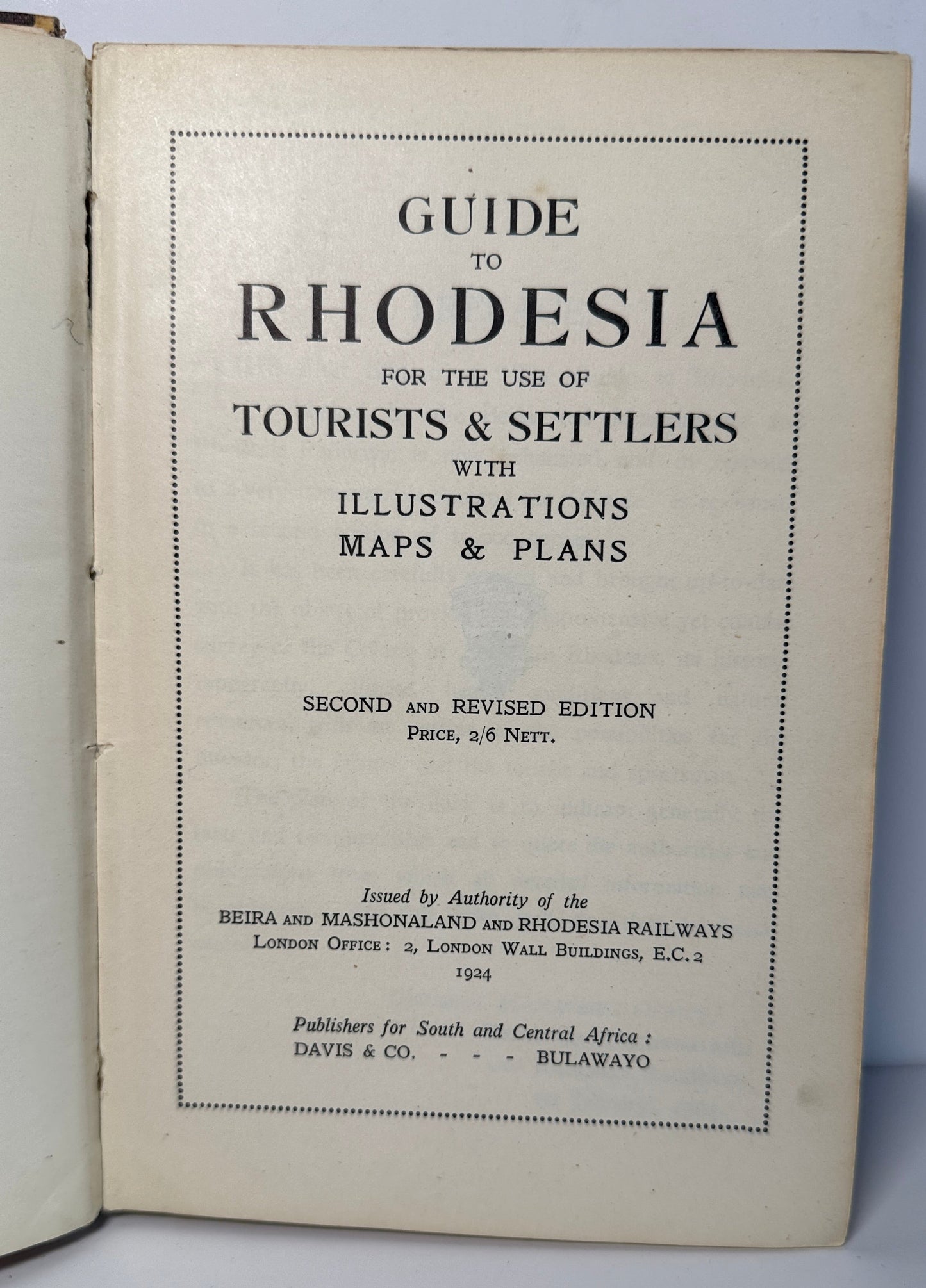GUIDE TO RHODESIA (2nd Edition)