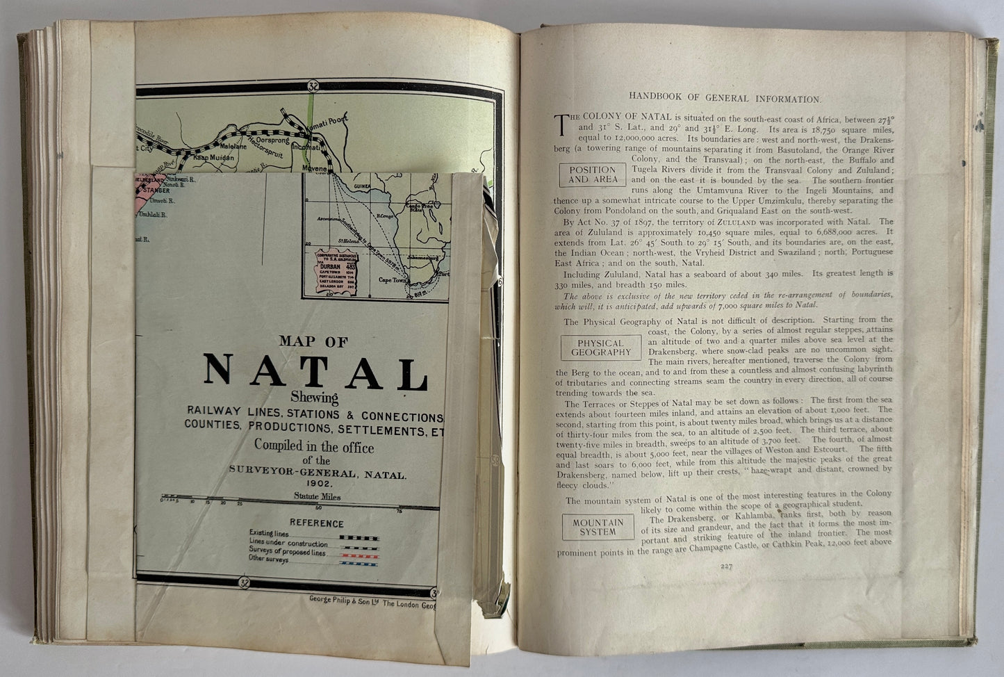 NATAL - Illustrated Official Railway Guide and General Handbook