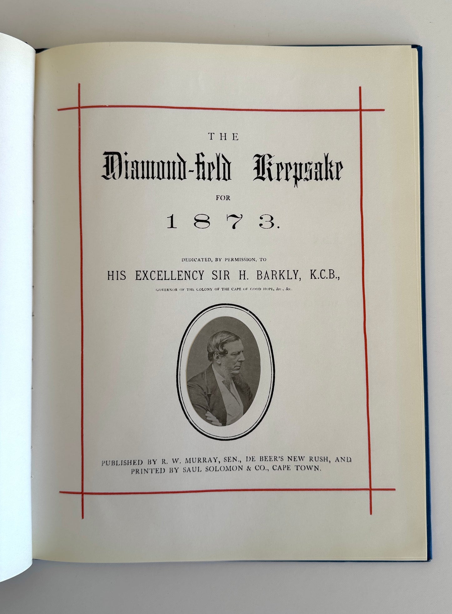 The Diamond-Field 1873 Keepsake