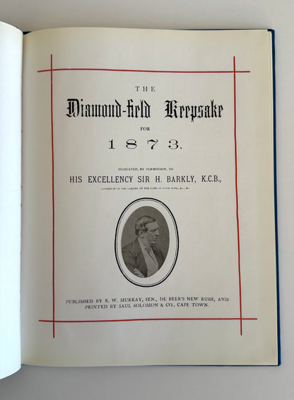 The Diamond-Field 1873 Keepsake