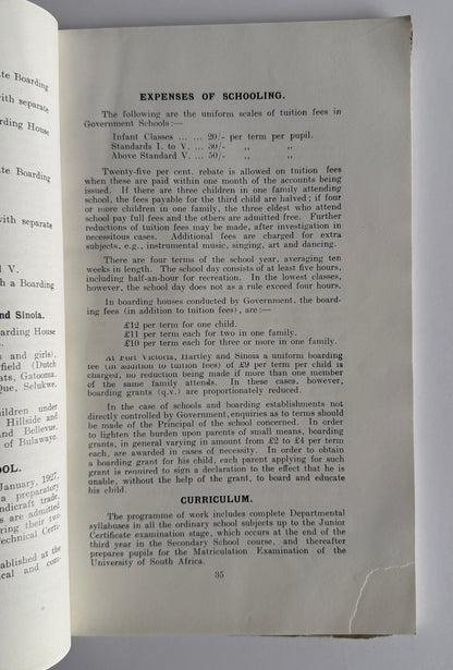Southern Rhodesia: For Tourist and Settler