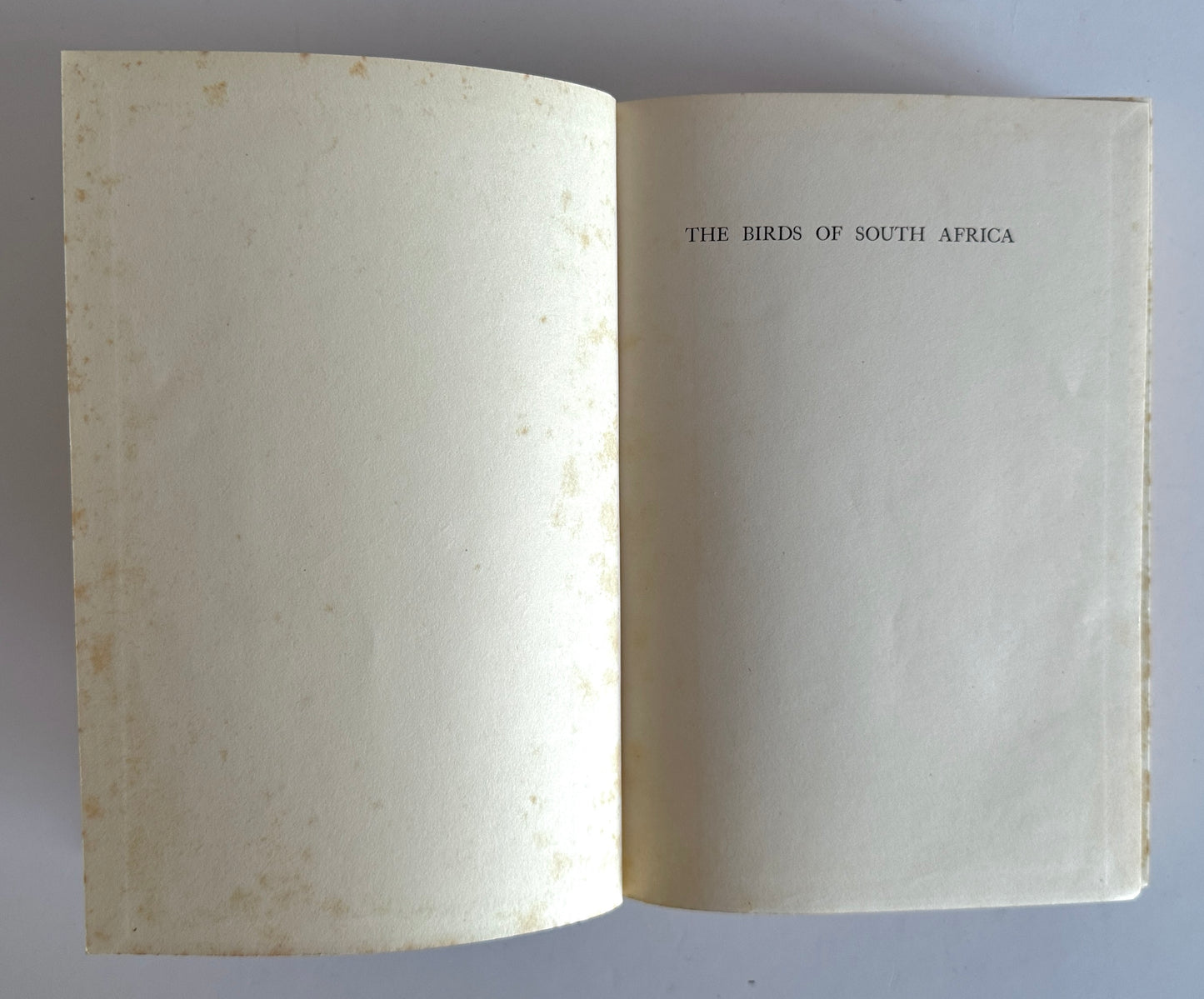 The Birds of South Africa