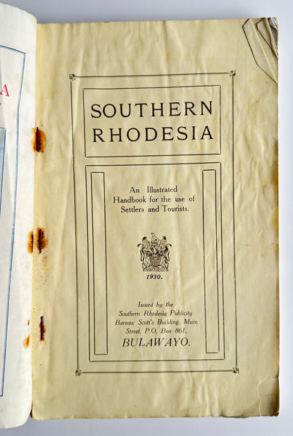 Southern Rhodesia: For Tourist and Settler