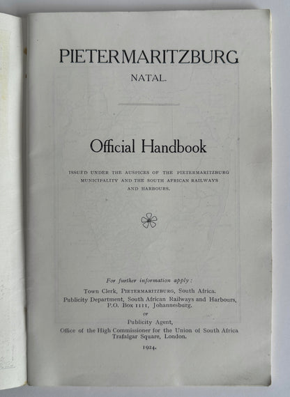 Pietermaritzburg Natal (Official Handbook)