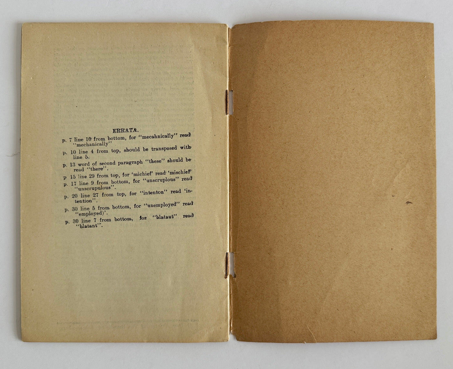 Never Again! The Psychology and the Lesson of the RAND REVOLT, 1922.