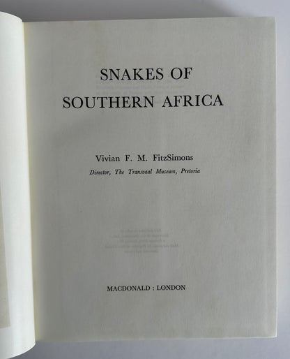 Snakes of Southern Africa