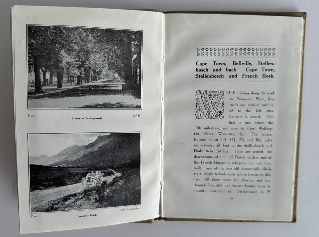 The Motorist's Paradise: The Cape Peninsula and its Surrounding Districts (Bulletin 59)