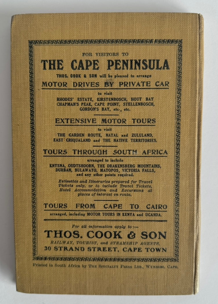 The Motorist's Paradise: The Cape Peninsula and its Surrounding Districts (Bulletin 78)