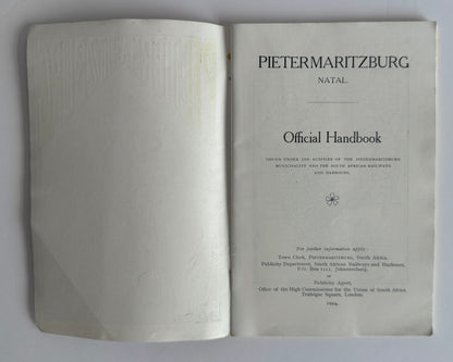 Pietermaritzburg Natal (Official Handbook)