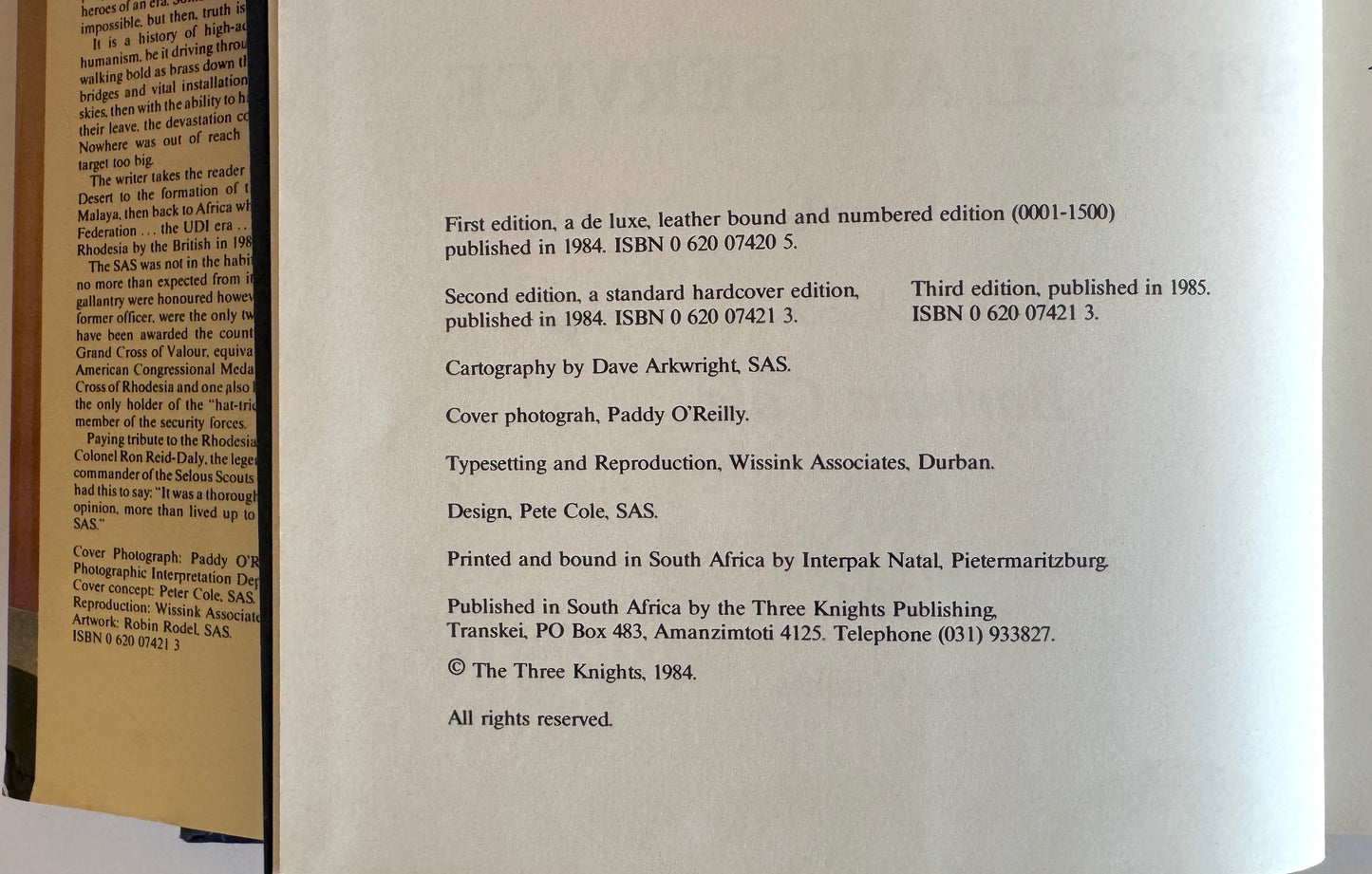 The Elite: The Story of the Rhodesian Special Air Service