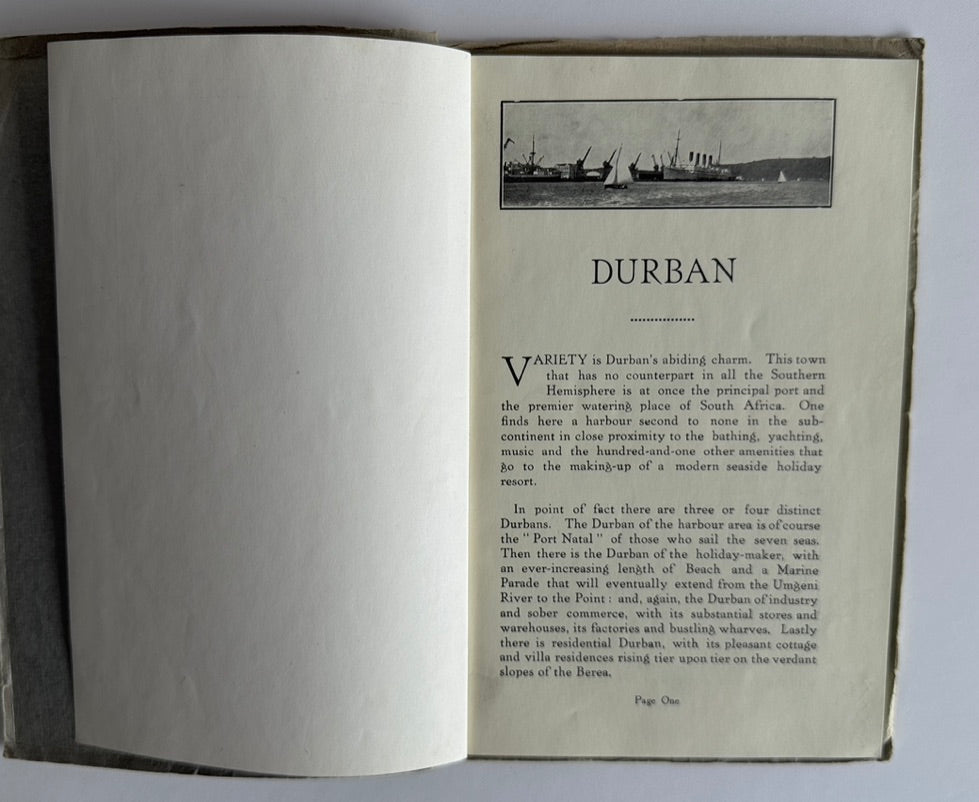 Durban, A Souvenir from The Marine Hotel