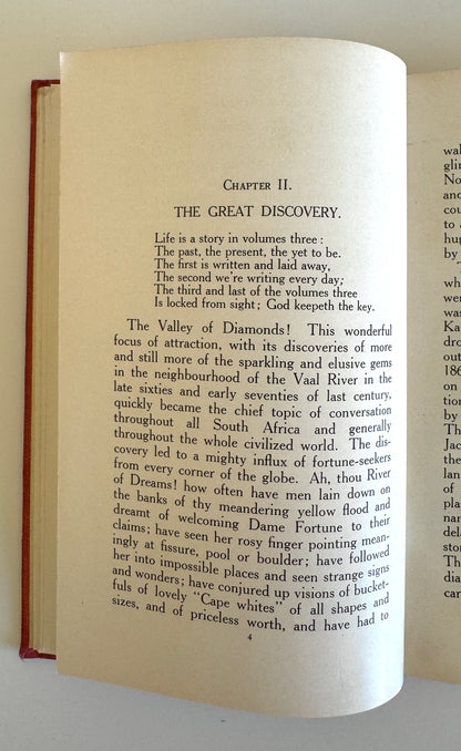 The Grand Old Days of the Diamond Fields