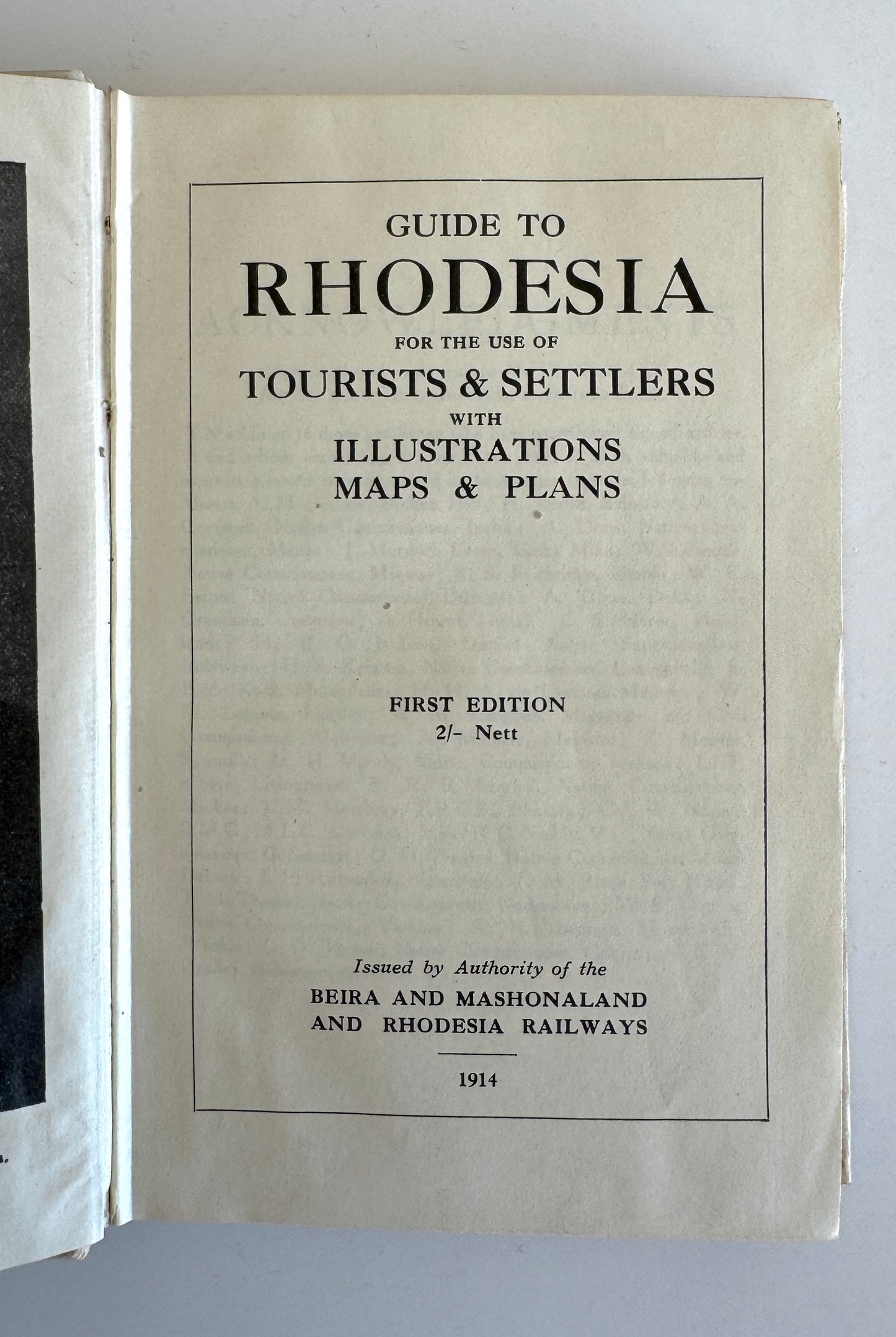 Guide to Rhodesia