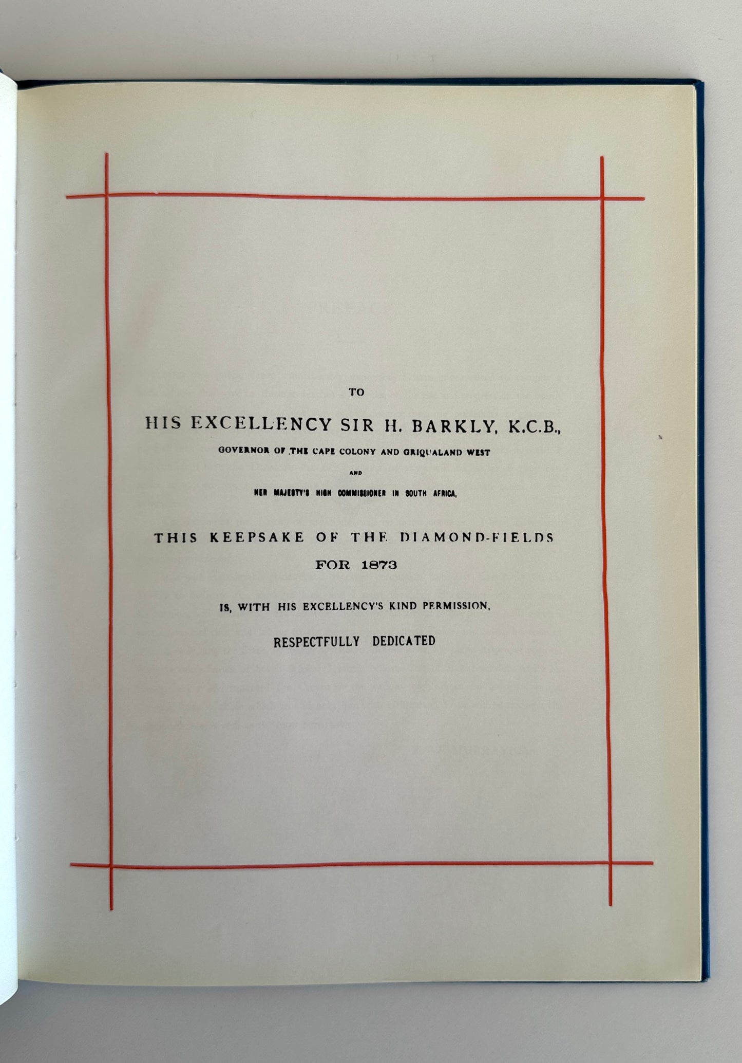 The Diamond-Field 1873 Keepsake